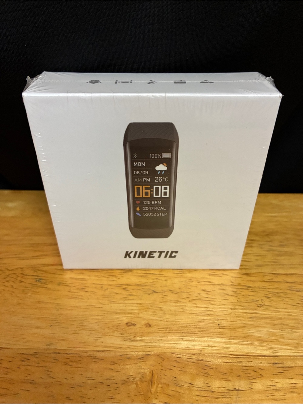 Kinetic Fitness Tracker - Black